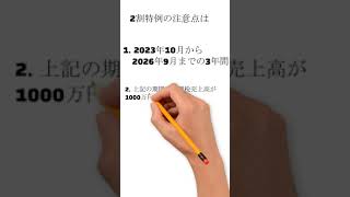 2023年 宮古島　 税理士 　インボイス制度　免税事業者2割特例の注意点　＃shorts