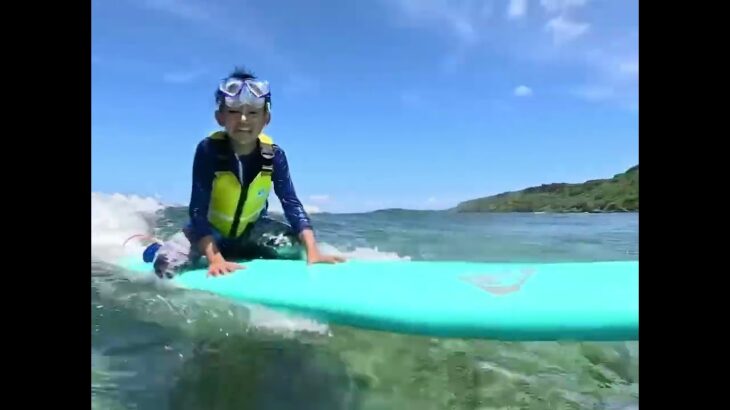 2023年 キッズ初サーフィンは宮古島🏄❗️INCHER🏄吉野海岸🐢