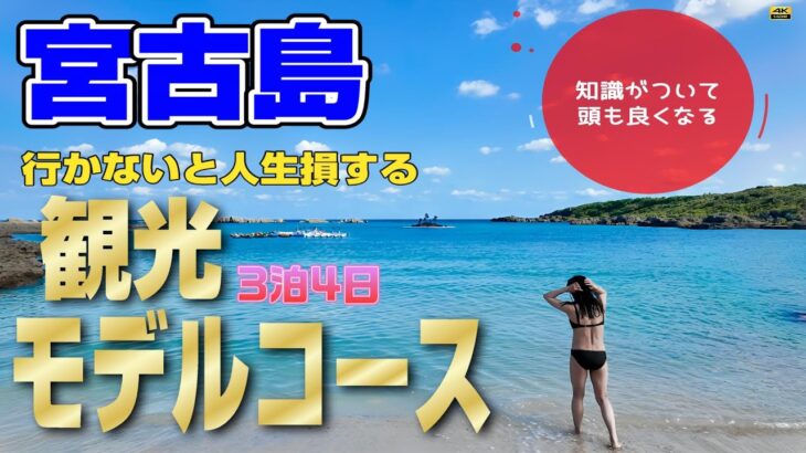 2023年 【宮古島】3泊4日 頭が良くなる観光モデルコースで賢くなった。誰も訪れない穴場ビーチも公開。