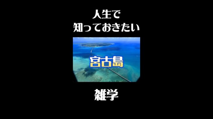 2023年 宮古島の意外な雑学#歴史 #観光 #雑学 #旅行ガイド #旅行