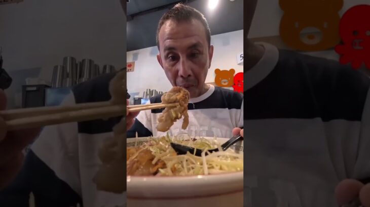 2023年 ラーメン豚山青葉台店　冷やし子ブタラーメン最高！#宮古島 #トライアスロン #セカンドライフ #ランチ #ラーメン#二郎系