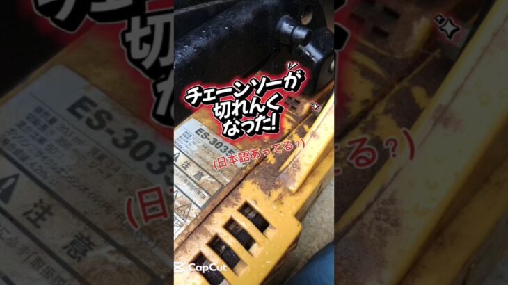 2023年 RYOBIチェーンソーes-3035#宮古島 #沖縄 #チェーンソー#RYOBI#替刃#Amazon#メイクマン