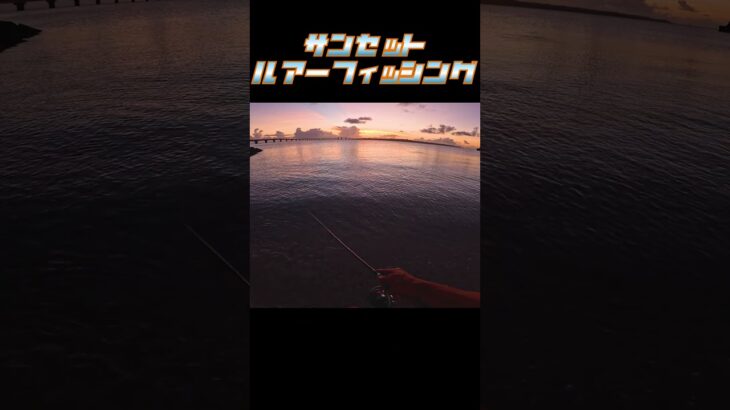 2023年 サンセットルアーフィッシング  #釣り #fishing #ルアーフィッシング #サーフフィッシング #宮古島 #サンセットビーチ