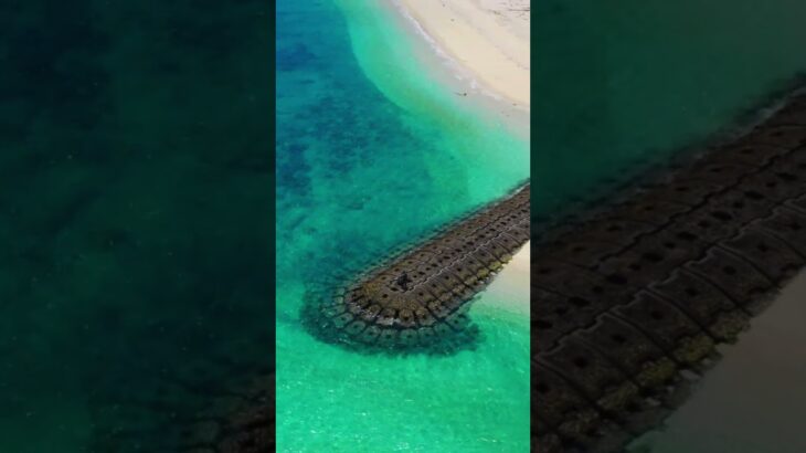 2023年 shorts #沖縄 #宮古島 #波の音 #おうちで旅気分  #海抜ゼロメートルの旅 #伊良部島 #japan #okinawa #伊良部大橋 #ドローン #drone #ゆにの浜