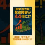 2023年 宮古島で発達障害児が44倍に急増!? #発達障害#原因#増加