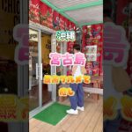 2023年 【宮古島】雨でも最高!チキチキのガーリックチキン→紅芋もち→雪塩アイス→海中公園!土砂降りでもう食べて癒された1日。📹今夜、宮古島Vlog後編をで公開#shorts #宮古島 #宮古島グルメ