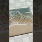 2023年 オーシャンアート　#沖縄 #石垣島 #絵 #ハワイ #海アート #インテリア #プレゼント #宮古島  #雑貨 #癒し #resin #波紋 #貝殻  #海塗り