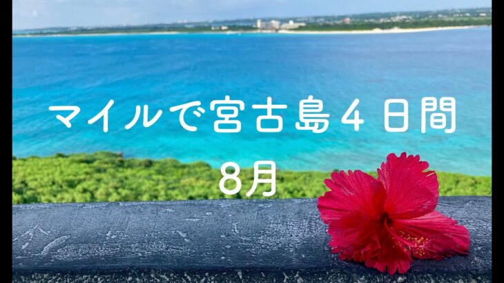 2023年 マイルで宮古島４日間 ８月