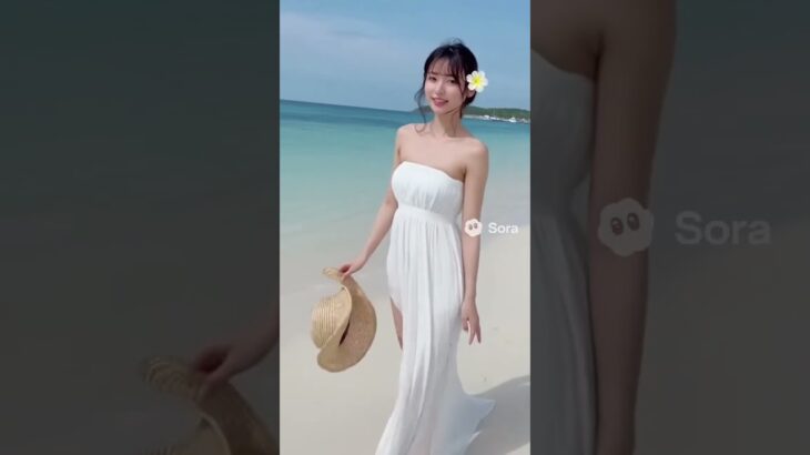 2023年 宮古島でロケ中撮影の日本人絶世の美女スタイル抜群！