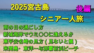 2023年 宮古島シニア一人旅後編
