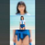 2023年 セーラー服で宮古島 青い海と白い砂浜がまぶしすぎる🌺 #修学旅行