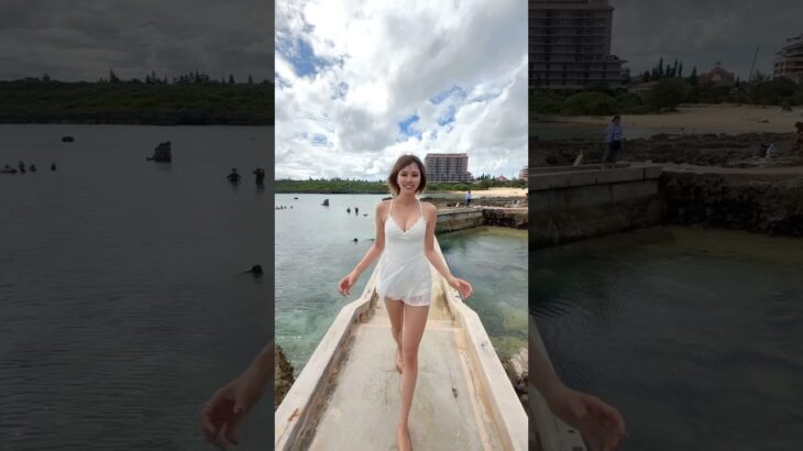 2023年 宮古島・シギラビーチでこんな撮り方も🌊🪸🐠🩴#宮古島 #シギラビーチ #宮古 #いざぐる