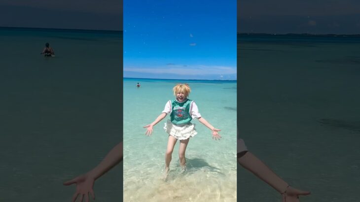 2023年 【下着終了のお知らせ】宮古島の海でびちょ濡れになるまではしゃぐゆーり😇