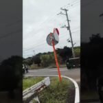 2023年 自動車事故  宮古島  軽自動車 ひっくり返る