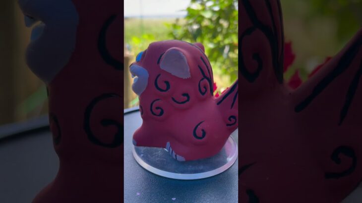 2023年 宮古島の手作りシーサー体験でリオレウス風シーサー作った