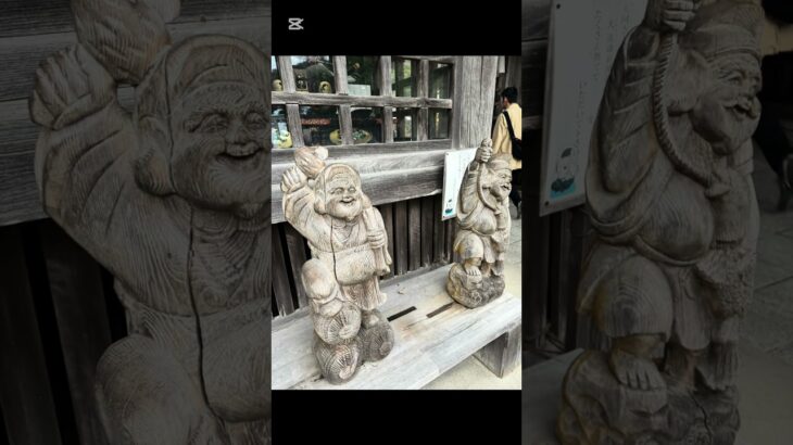 茨城県大洗磯前神社参拝⛩️荒めの波と波で転がる石音がいい！自然の力は素晴らしい😆