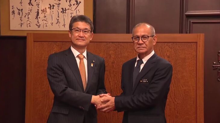 2023年 台湾有事など想定　宮古島市の嘉数市長　河野知事に連携よびかけ