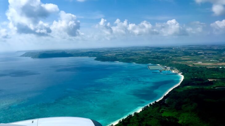 Miyako jima    宮古島　飛行機から見る景色　最高✨