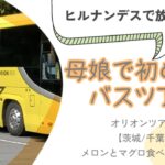 【茨城バスツアー旅】メロン半玉パフェとマグロ食べ放題！食べて買い物して観光して、母満足の旅🚌
