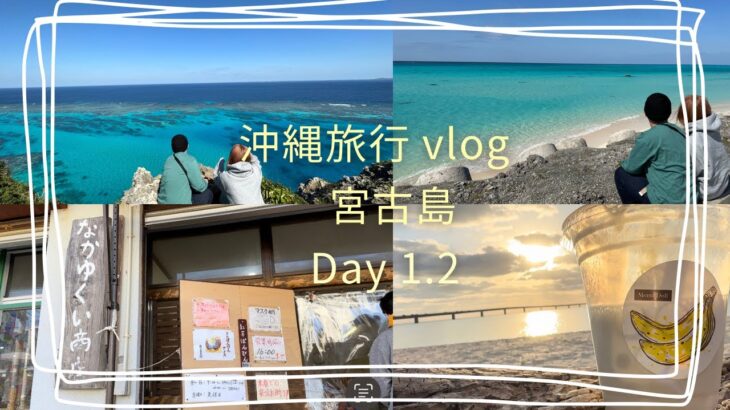 2023年 沖縄旅行vlog 宮古島に行くフウフ Day1.2