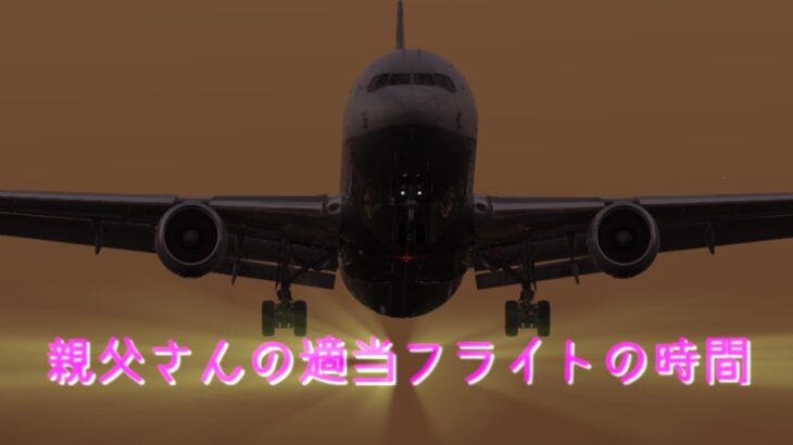 2023年 親父さんの時間 の突撃ライブ X-Plane12  那覇～宮古島