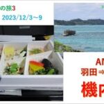 2023年 宮古島/那覇の旅　ANA　往路の機内食