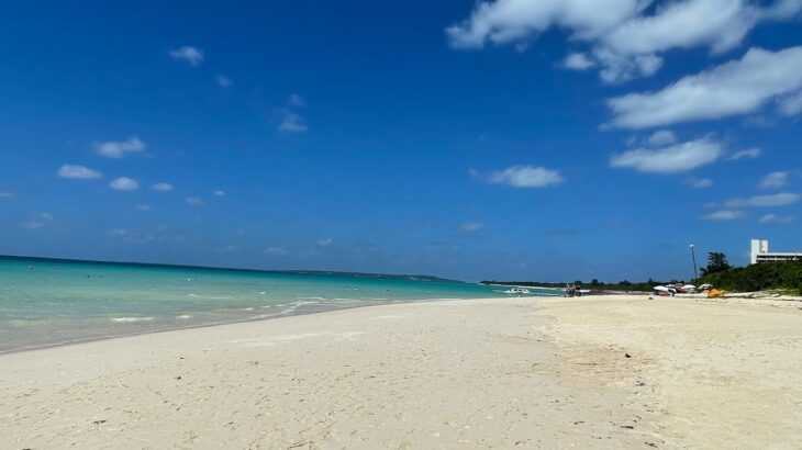2023年 エメラルドグリーンの海！白い砂浜！【宮古島】♪( ´θ｀)ノ　#海　#砂浜　#宮古島　#沖縄　#宮古ブルー