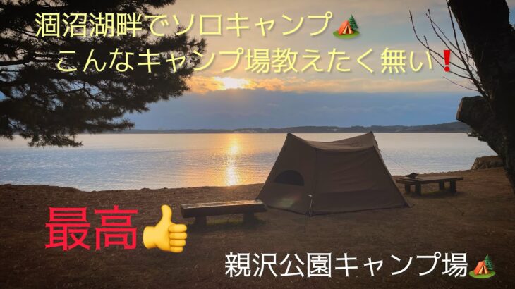 コレぞ白鳥の湖🦢茨城県の最高のキャンプ場🏕️