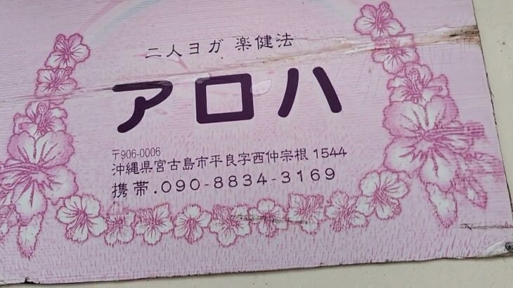 2023年 宮古島「二人ヨガ楽健法👍アロハ」さんです💞