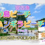 2023年 【宮古島】中の島ビーチとシギラビーチで今年の締めくくり　最後はこのビーチでランチにウミガメとシュノーケル【沖縄】 Vlog-31 2023/09/28