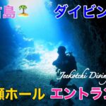 2023年 宮古島🏝️ダイビング🤿下地島・一ノ瀬ホール　エントランス②🪸😆👍