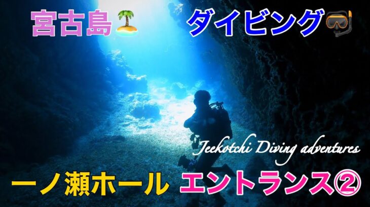 2023年 宮古島🏝️ダイビング🤿下地島・一ノ瀬ホール　エントランス②🪸😆👍