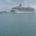 2023年 宮古島から、11万t級の豪華客船コスタセレナの出港風景を生中継！