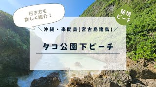 2023年 【宮古島諸島 来間島】行き方も紹介！タコ公園下ビーチ  #旅行 #宮古島 #来間島 #タコ公園下ビーチ #秘境ビーチ #穴場ビーチ