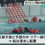 2023年 20人が救助されたダイビング船転覆事故　船長を書類送検　宮古島市下地島