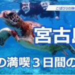 2023年 あこがれの宮古島であれもこれもやりたいことを楽しんで感動し、素敵な時間を過ごすことができウミガメと一緒に少しだけ泳ぐこともできました。そんな宮古島初心者の旅をご覧くださいませ。(2022.3訪問)