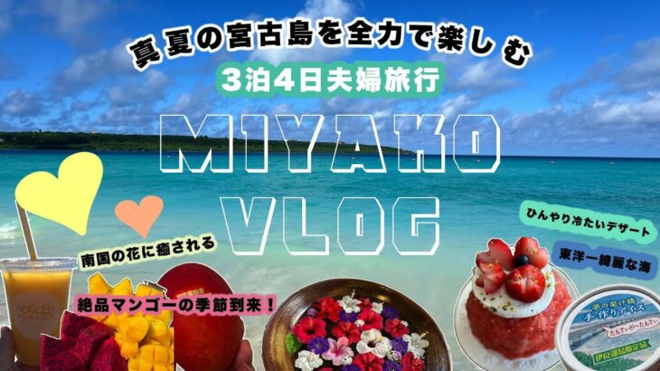 2023年 【3泊4日宮古島】真夏の宮古島を全力で楽しむ旅VLOG