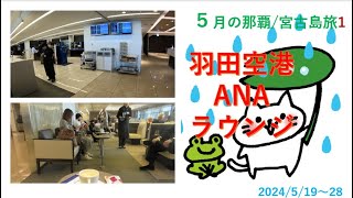 2023年 5月の那覇/宮古島旅　羽田空港　ANAラウンジ