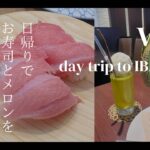 〔休日Vlog〕東京から日帰りで茨城グルメ旅！絶品お寿司とメロンパフェ🌼 グルメ｜スイーツ｜観光