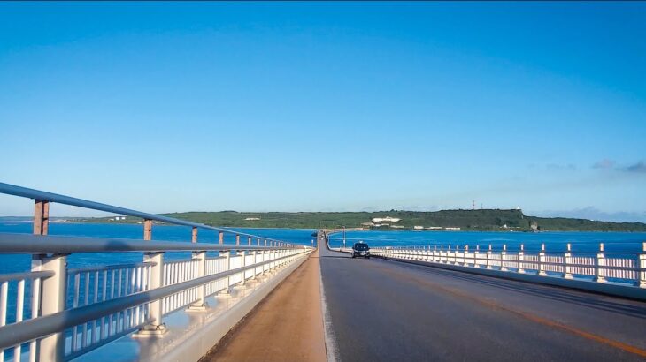 2023年 【宮古島サイクリング】朝の伊良部大橋を走る　2024.10.18　Cycling around Irabu Ohashi Bridge in the morning（OKINAWA）※BGMあり