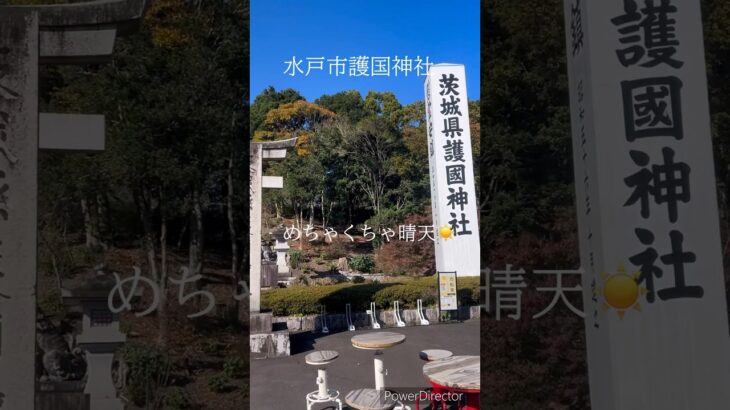 #茨城県#水戸市#護国神社#もみじ谷#参拝#散歩#休日#晴天#美しい風景