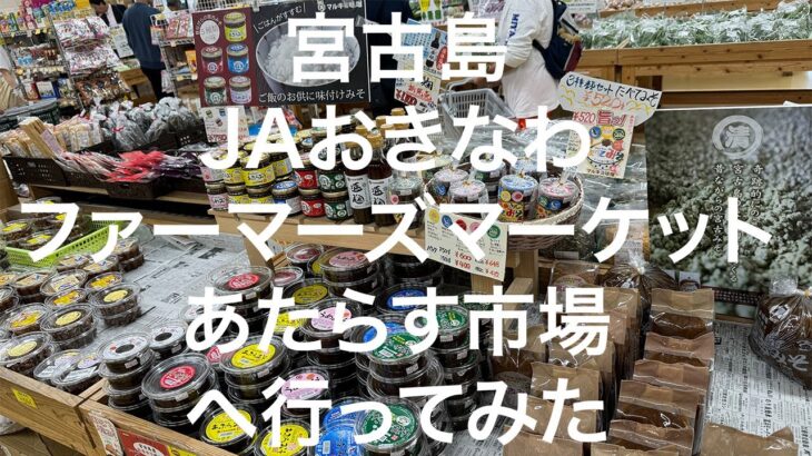 2023年 【宮古島】JAおきなわ ファーマーズマーケットみやこ あたらす市場 2024/11/12