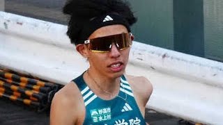 2023年 【宮古島大学駅伝】青学大・黒田朝日　4区で4人抜き激走！24日大阪で初マラソン