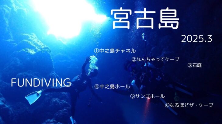 2023年 【ダイビング動画】2025.03 沖縄 宮古島FUNDIVING