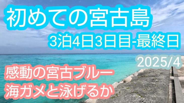 2023年 【宮古島】3日目と最終日をまとめました。宮古ブルーは素晴らしい✨