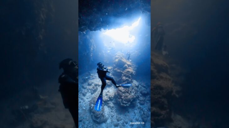 2023年 下地島35ホール、水中洞窟最高！ #diving #scubadiving #宮古島