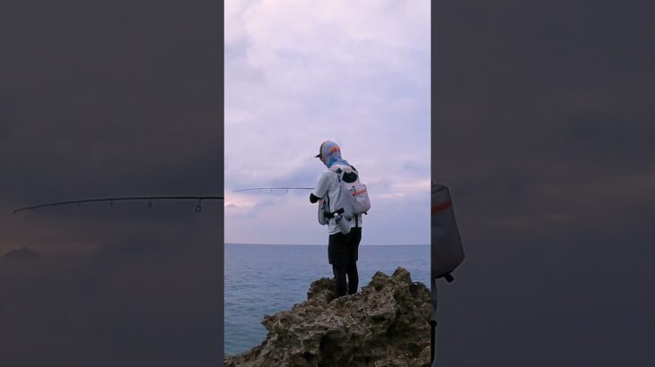 2023年 宮古島、プチ離れ磯にて。#釣り #fishing #ルアーフィッシング #宮古島