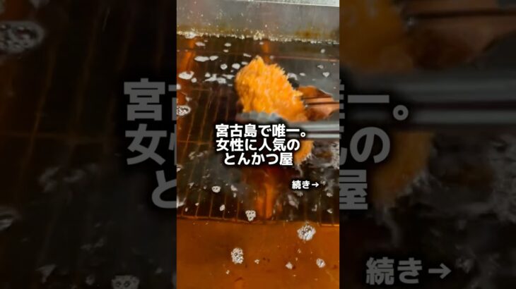 2023年 【宮古島グルメ】宮古島で唯一。女性に人気のとんかつ屋。