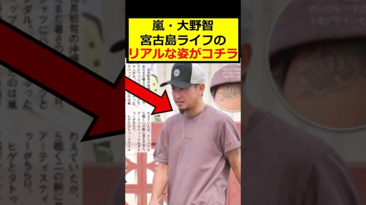 2023年 大野智、宮古島の姿