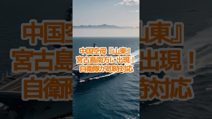 2023年 【軍事】「中国空母『山東』、宮古島南方に出現！自衛隊が即時対応」